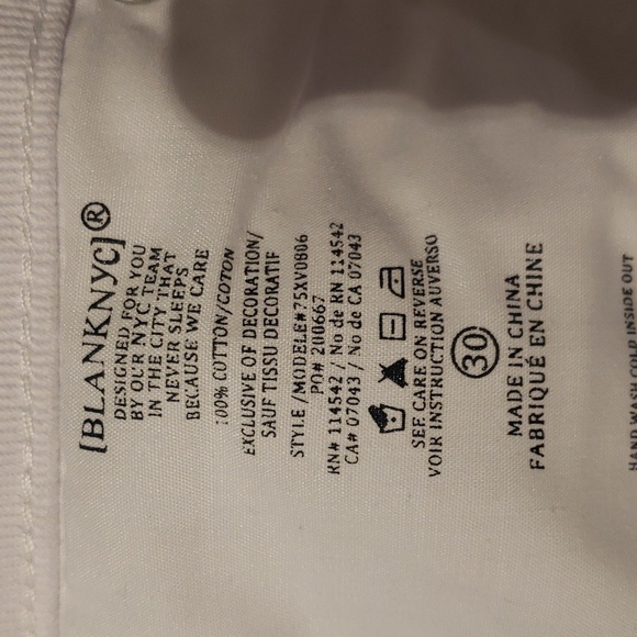 Nwt Blanknyc 30 white skirt - Picture 10 of 12